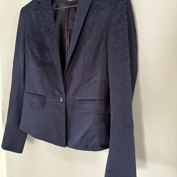 Tahari Blue Blazer Tailored Suit Jacket size 10 - Picture 3 of 12